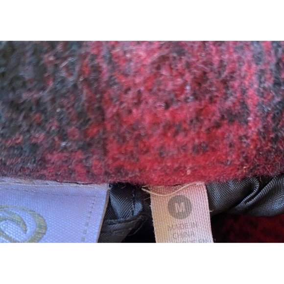 COPY - Rip Curl Graham Jacket Womens Red Plaid Medium Zip Button-Up Surf Wool B… - Picture 5 of 12